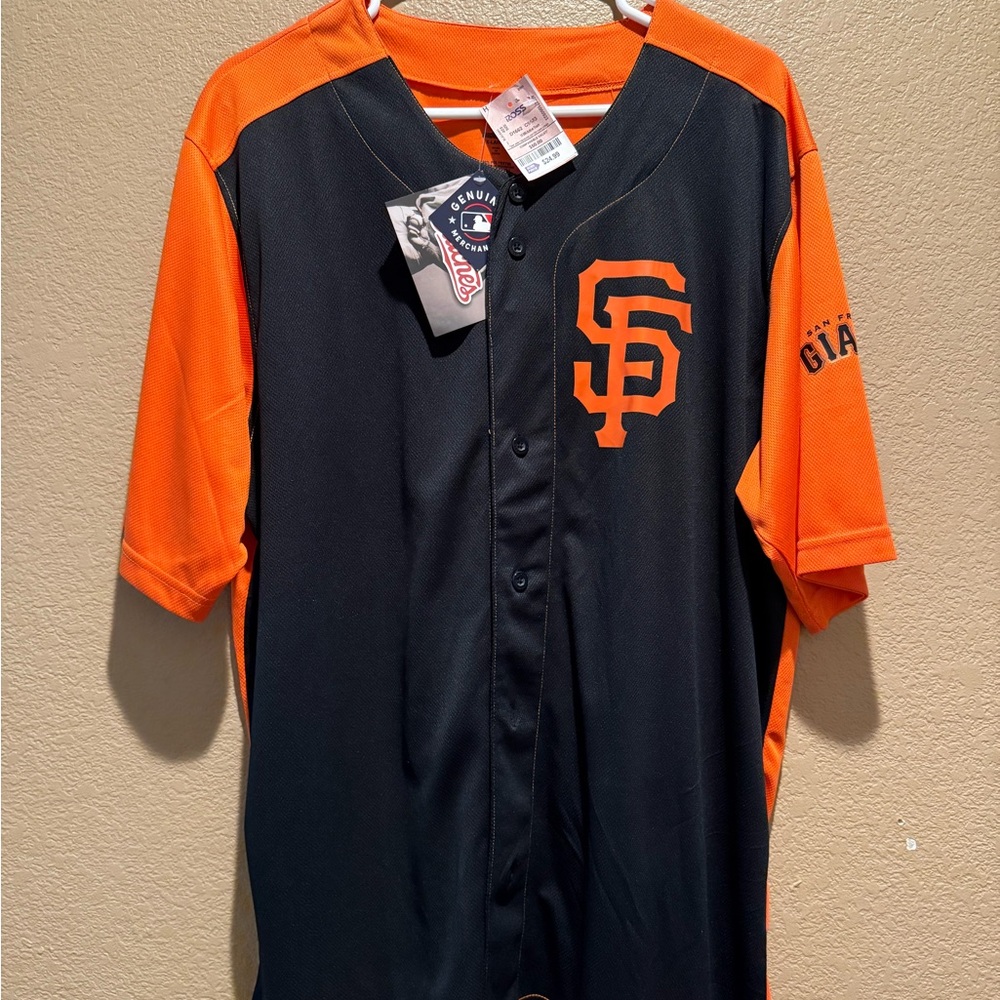 San Francisco Giants Black and Orange Jersey